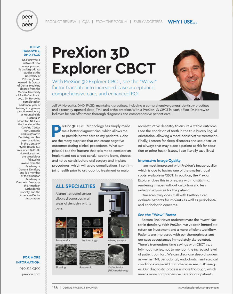 Dental Product Shopper article